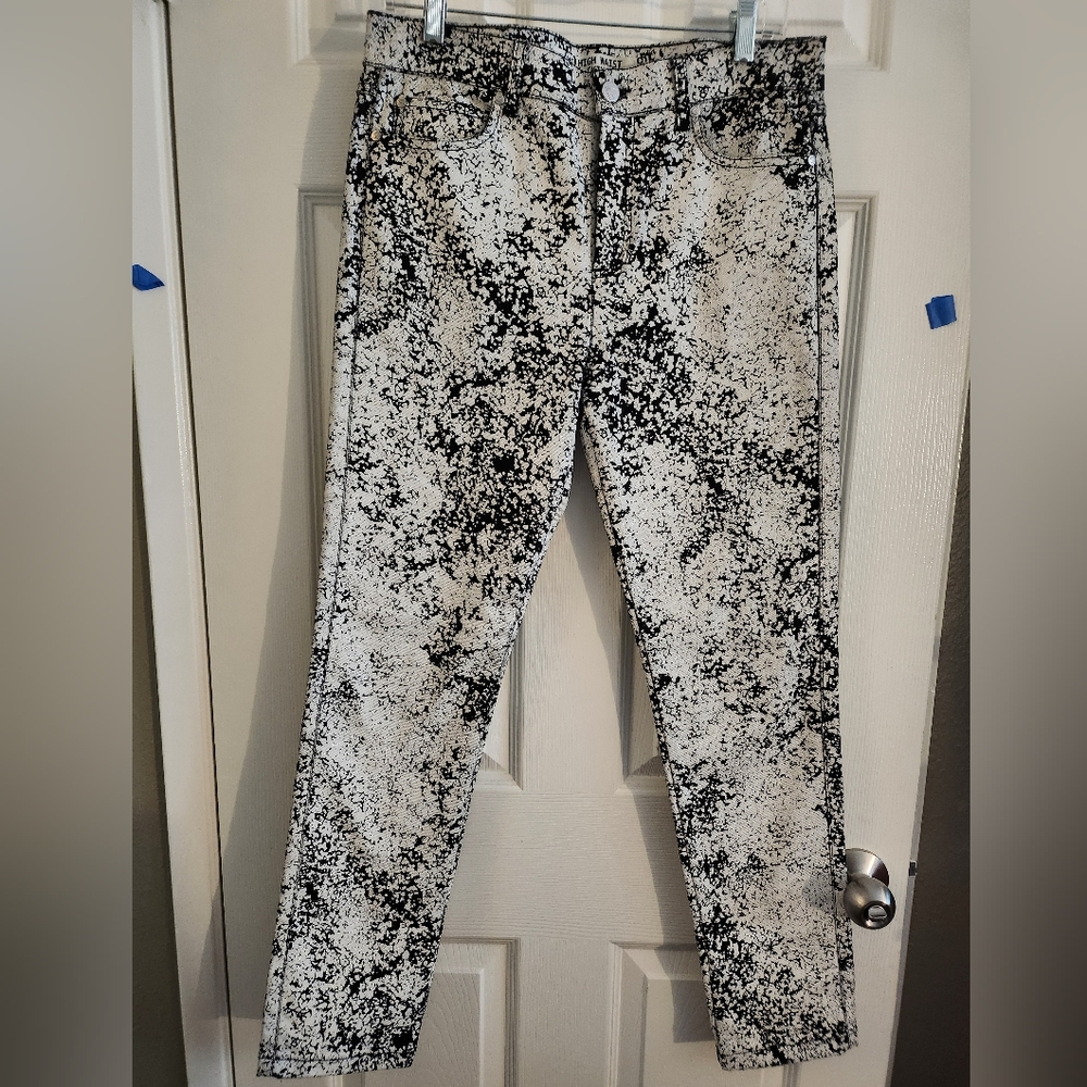 Alexander McQueen Monochrome Straight Leg Jeans